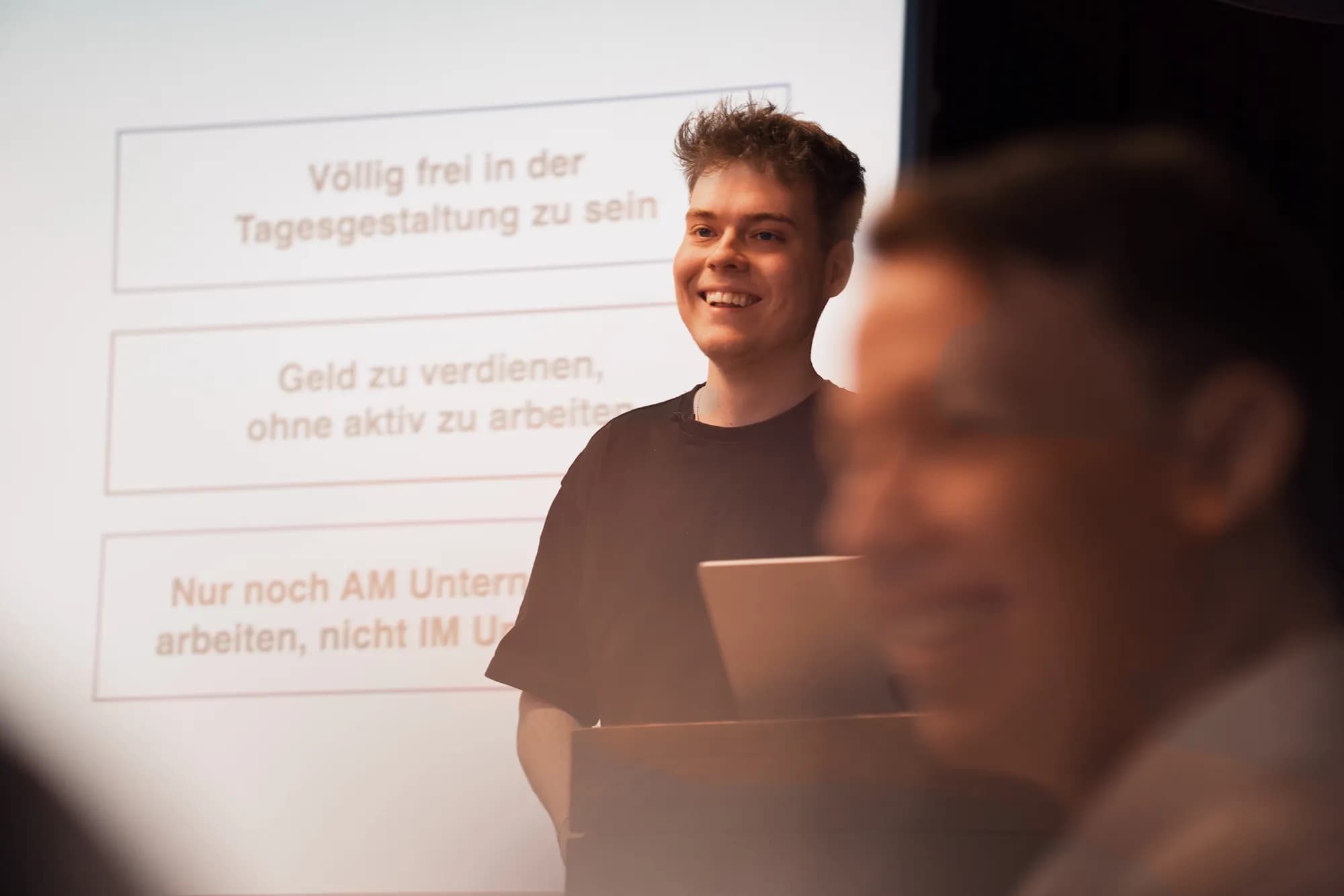 Arbeiten am Unternehmen statt im Unternehmen
