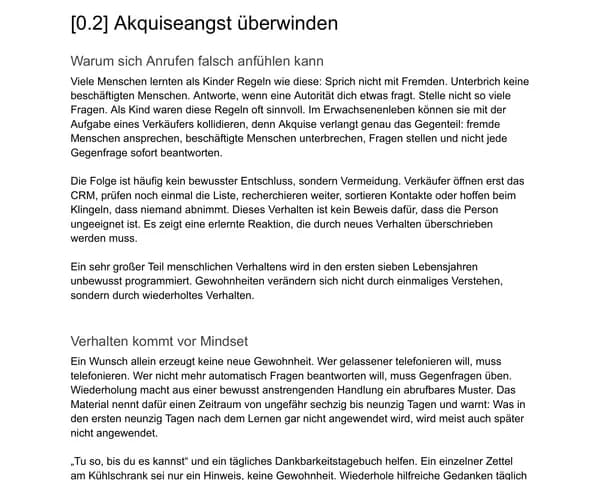 [0.2] Akquiseangst überwinden