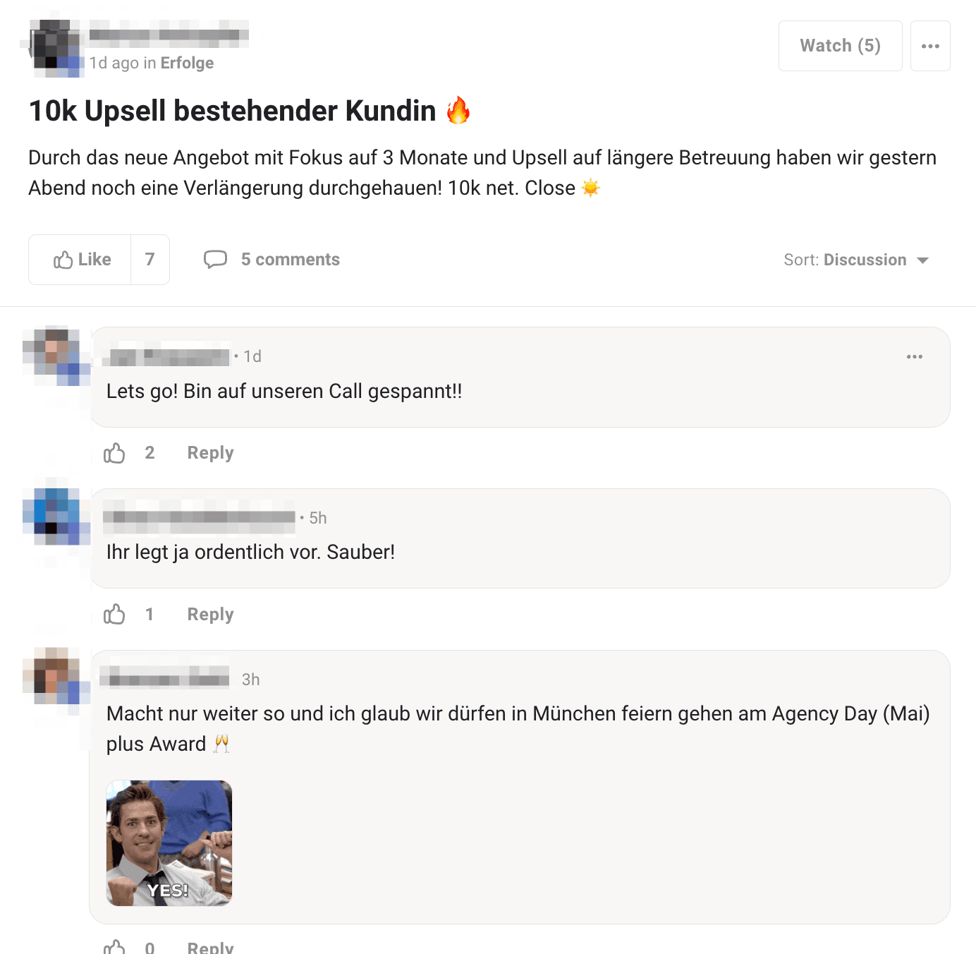10k Upsell aus Bestand