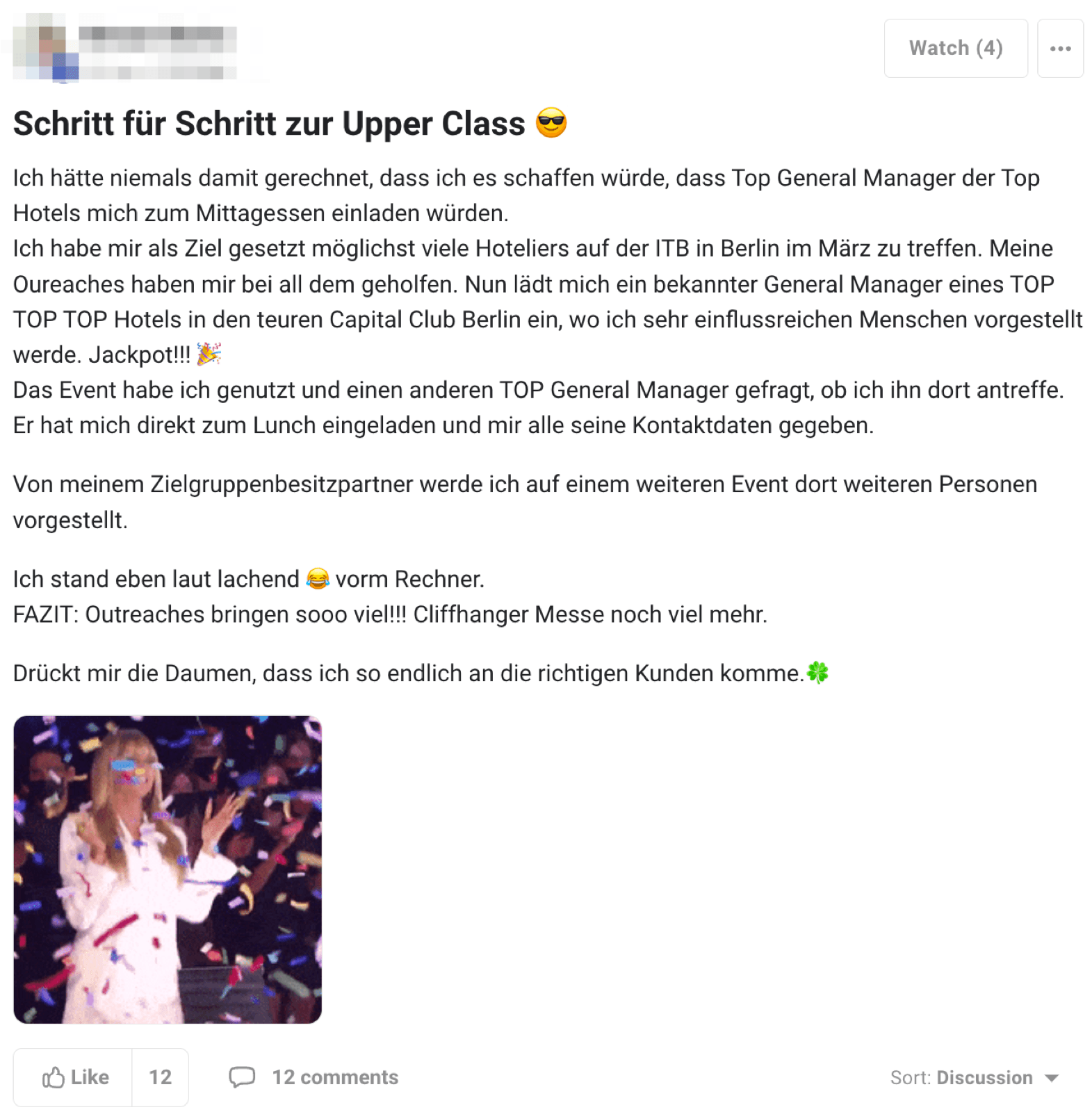 Outreach oeffnet Top-Kontakte